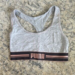 PUMA Women's Gray Sports Bra